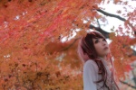 blouse cosplay houtou_singi multi-colored_hair original red_hair ruffles rating:Safe score:1 user:Kryzz