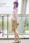 camisole cardigan cosplay fate/series fate/stay_night hair_ribbons matou_sakura minato_misa pantyhose purple_hair skirt rating:Safe score:0 user:nil!