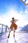 cosplay evening_gown hino_kahoko instrument kiniro_no_corda kouzuki_suzuka red_hair violin rating:Safe score:0 user:nil!