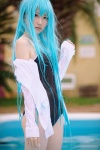 blouse blue_hair cosplay denpa_onna_to_seishun_otoko hiokichi one-piece_swimsuit open_clothes pool school_uniform swimsuit touwa_erio wet rating:Safe score:2 user:nil!