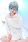 akira_(togianu) bottomless cosplay dress_shirt pantyhose silver_hair togainu_no_chi touta_miya rating:Safe score:0 user:darkgray