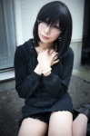 asuka bloomers boots cosplay durarara!! glasses hoodie sonohara_anri rating:Safe score:1 user:nil!