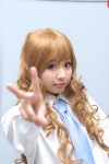 blonde_hair cosplay kareshi_kanojo_no_jijou school_uniform shibahime_tsubasa thighhighs tie zero_inch rating:Safe score:0 user:nil!