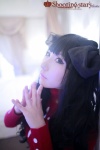 cosplay fate/series fate/stay_night hair_ribbons red_devil saku sweater tohsaka_rin turtleneck twintails rating:Safe score:0 user:nil!