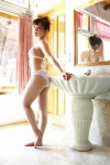 barefoot bathroom bikini otomo_sayuri ponytail swimsuit ys_web_337 rating:Safe score:4 user:nil!