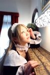 apron asazumi_yuumi blonde_hair choker cosplay dress hairband holly maid maid_uniform wataridori_ni_yadorigi_wo rating:Safe score:0 user:nil!