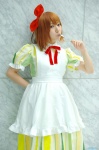 apron cosplay dress hairbow hirasawa_yui k-on! petticoat scarf yaya rating:Safe score:0 user:pixymisa