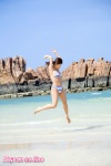 beach bikini ocean ponytail side-tie_bikini swimsuit tsubomi_(ii) rating:Safe score:0 user:nil!