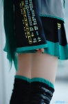 aqua_hair beng cosplay default_costume detached_sleeves hatsune_miku pleated_skirt skirt thighhighs tie twintails vocaloid zettai_ryouiki rating:Safe score:0 user:nil!