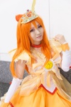 bow choker cosplay crown cure_sunny detached_sleeves dress hino_akane miniskirt orange_hair pretty_cure rokke skirt smile_precure! rating:Safe score:0 user:pixymisa