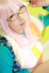 chocoball cosplay glasses headphones hoodie megane-teki_soniko nitro_super_sonic pink_hair super_soniko tshirt rating:Safe score:0 user:nil!