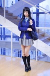 akiyama_mio blazer blouse bookbag cosplay gumi_(cosplayer) kneesocks k-on! pleated_skirt school_uniform skirt rating:Safe score:0 user:nil!