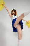 cheerleader_uniform cosplay hairband hair_ribbons higurashi_rin kneesocks panties pleated_skirt pom_poms skirt suzumiya_haruhi suzumiya_haruhi_no_yuuutsu tank_top rating:Safe score:3 user:nil!