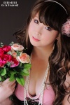 bra cleavage flower hairband necklace ryo_(v) rating:Safe score:0 user:pixymisa