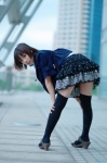 ass blouse cosplay jacket miniskirt original skirt thighhighs zero_inch zettai_ryouiki rating:Safe score:2 user:nil!