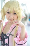 blonde_hair chii_(chobits) chobits choker cleavage cosplay dress hiromichi rating:Safe score:0 user:nil!