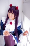 blouse cosplay gokou_ruri hairband mashiro_yuki miniskirt ore_no_imouto_ga_konna_ni_kawaii_wake_ga_nai pantyhose purple_hair purple_legwear shawl skirt rating:Safe score:0 user:nil!