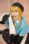 beret blonde_hair boots cosplay dress gloves houshin_engi ko_kibi rinta shawl rating:Safe score:0 user:nil!