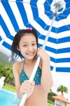 bikini_top hagiwara_mai hello_project_digital_books_70 pool swimsuit umbrella wet rating:Safe score:0 user:nil!