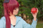 cosplay hairbow hoodie original red_hair riku_(iii) rating:Safe score:0 user:pixymisa