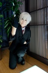 cosplay crossplay dress_shirt glove inu_boku_secret_service miketsukami_soushi minase_aki suit tie white_hair rating:Safe score:0 user:pixymisa