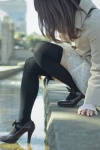 coat miniskirt nanamo skirt sweater thighhighs zettai_ryouiki rating:Safe score:1 user:pixymisa