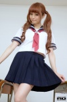 pleated_skirt rq-star_831 sailor_uniform sayuka_aine school_uniform skirt skirt_lift twintails rating:Safe score:0 user:nil!