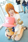 blouse cosplay nami_(one_piece) one_piece orange_hair shiori shorts twintails rating:Safe score:1 user:nil!