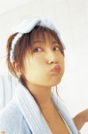 bikini_top hairbow kumada_youko robe swimsuit towel rating:Safe score:0 user:nil!
