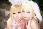 animal_ears bunny_ears cosplay halter_top kage_tora momono_jou original rating:Safe score:0 user:nil!