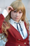 aisaka_taiga blazer blonde_hair blouse cosplay misaki school_uniform toradora! rating:Safe score:0 user:nil!