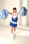 cheerleader_uniform costume dgc_0230 glasses pleated_skirt pom_poms skirt socks tank_top tokito_ami twintails rating:Safe score:0 user:nil!