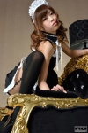 apron black_legwear dress hairband maid maid_uniform pantyhose rq-star_819 shinjyo_chitose twintails rating:Safe score:1 user:nil!