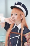 cosplay dress hat meibi military_uniform orange_hair tagme_character tagme_series rating:Safe score:1 user:nil!