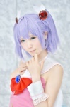 cosplay dress himeno_kotori kurasaka_kururu purple_hair twintails wings yowamushi_pedal rating:Safe score:0 user:nil!