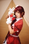 cosplay dress gloves ibara microphone original red_hair side_ponytail rating:Safe score:1 user:nil!