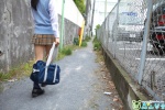 blouse bookbag kneesocks moriyama_kotori pleated_skirt school_uniform skirt sweater_vest rating:Safe score:0 user:nil!