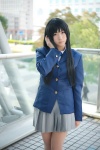 akiyama_mio blazer blouse cosplay gingamu k-on! pleated_skirt school_uniform skirt rating:Safe score:1 user:nil!