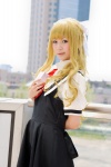 air blonde_hair blouse cosplay dress hairbow juicebox kamio_misuzu nagitya school_uniform rating:Safe score:1 user:nil!