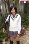 blouse bookbag kneesocks miyano_hitomi pleated_skirt school_uniform skirt sweater_vest tie rating:Safe score:0 user:nil!