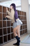 blazer blouse cosplay gokou_ruri kneesocks mashiro_yuki moshimo_kuroneko_ga_ore_no_kanojo_dattara... ore_no_imouto_ga_konna_ni_kawaii_wake_ga_nai pleated_skirt purple_hair school_uniform skirt rating:Safe score:5 user:nil!