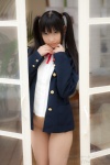 animal_ears azunyanyan_peroperomu blazer blouse bottomless cat_ears cosplay k-on! lenfried nakano_azusa school_uniform twintails rating:Explicit score:1 user:nil!