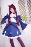 blouse cosplay gokou_ruri hairband mashiro_yuki miniskirt ore_no_imouto_ga_konna_ni_kawaii_wake_ga_nai pantyhose purple_hair purple_legwear shawl skirt rating:Safe score:0 user:nil!