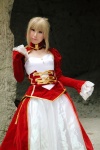 blonde_hair braid cosplay dress fate/series fate/stay_night kamui_arisa red_moon saber rating:Safe score:0 user:nil!