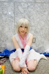 boots cosplay detached_sleeves katsura_sai mahou_tsukai_kurohime momohime white_hair yukata rating:Safe score:1 user:nil!