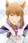 animal_ears anna blouse cosplay horo shorts spice_and_wolf wolf_ears rating:Safe score:0 user:nil!