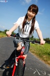 bicycle blouse costume kneesocks misty_246 nakamura_chise pleated_skirt ponytail school_uniform skirt rating:Safe score:0 user:nil!