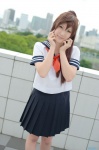 cosplay ichigo_100 kitaoji_satsuki pleated_skirt ponytail sailor_uniform school_uniform skirt yuuka rating:Safe score:0 user:nil!