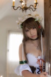 aiyoku_no_eustia blouse choker cleavage corset cosplay detached_sleeves enako eris_floraria hairband koku_no_kanaria rating:Safe score:1 user:nil!