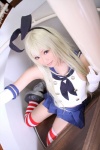 blonde_hair boots elbow_gloves gloves hairbow kantai_collection pleated_skirt sailor_uniform school_uniform shimakaze_(kantai_collection) skirt tachibana_remika thighhighs zettai_ryouiki rating:Safe score:2 user:nil!